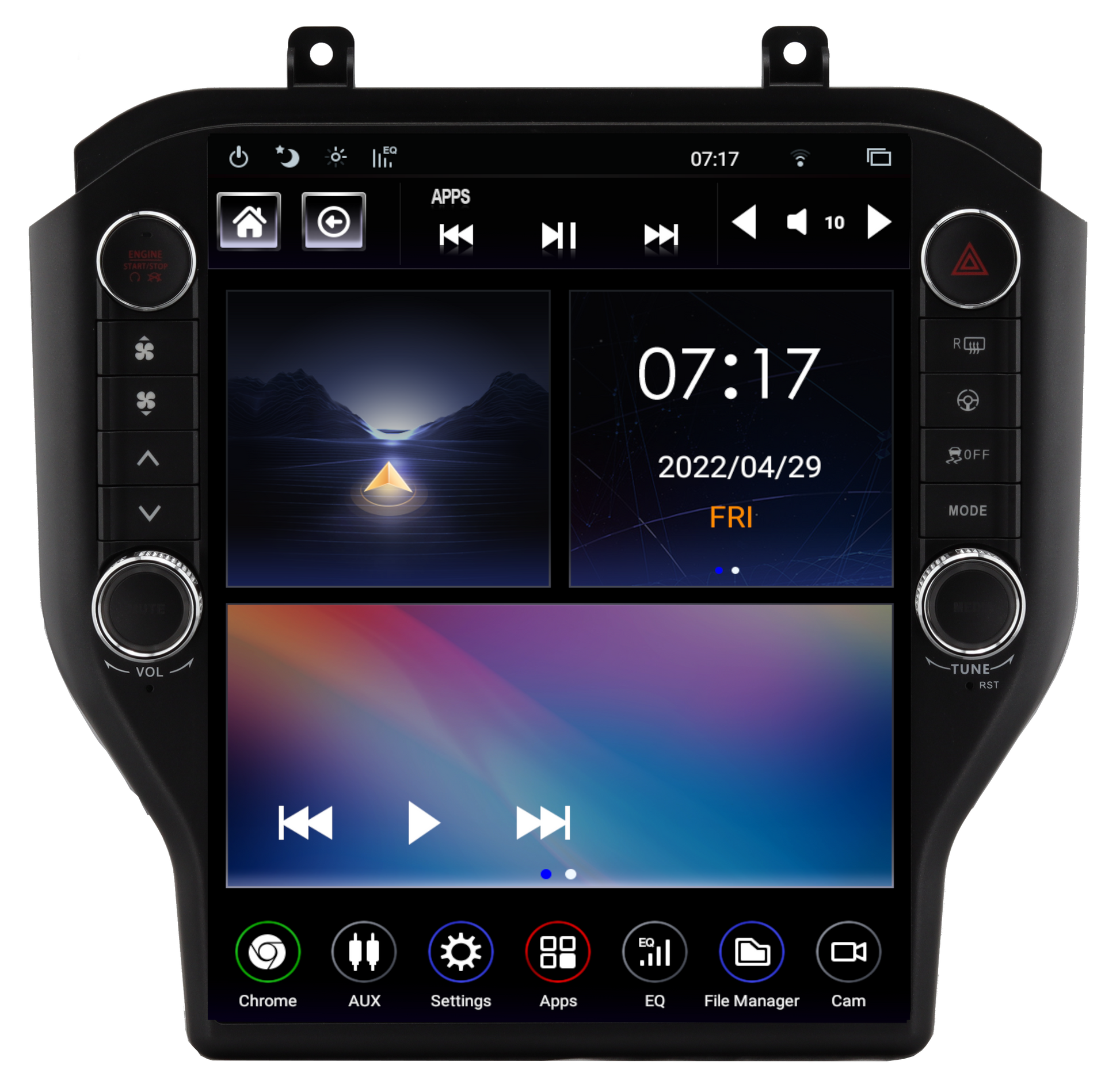 Linkswell GEN 5 Mustang home screen