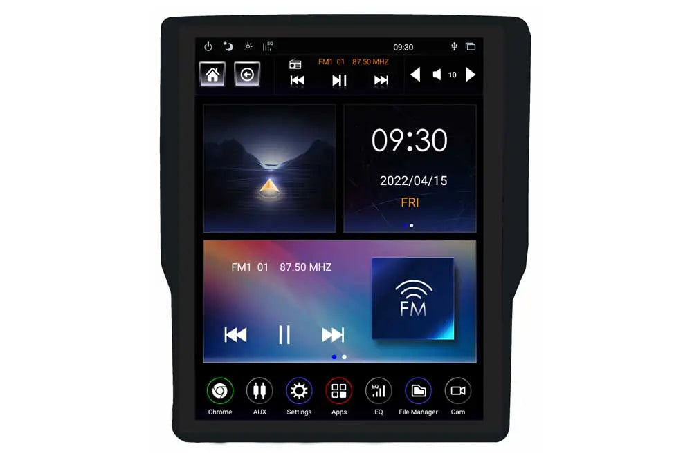 Linkswell GEN 5 T-Style radio for 2019-2023 RAM trucks large touchscreen head unit TS-DGPU12-1RR-5S