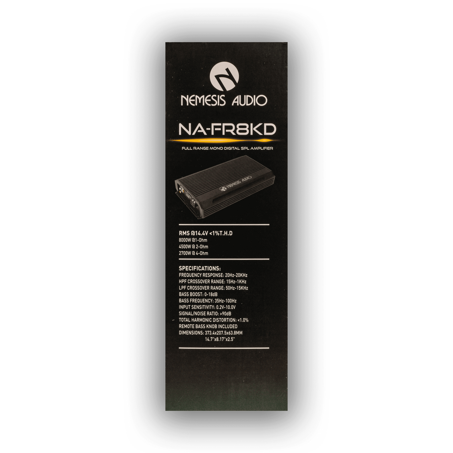 NA-FR8KD | 8000W RMS @ 1-Ohm Full Range Mono Digital SPL Amplifier image 6