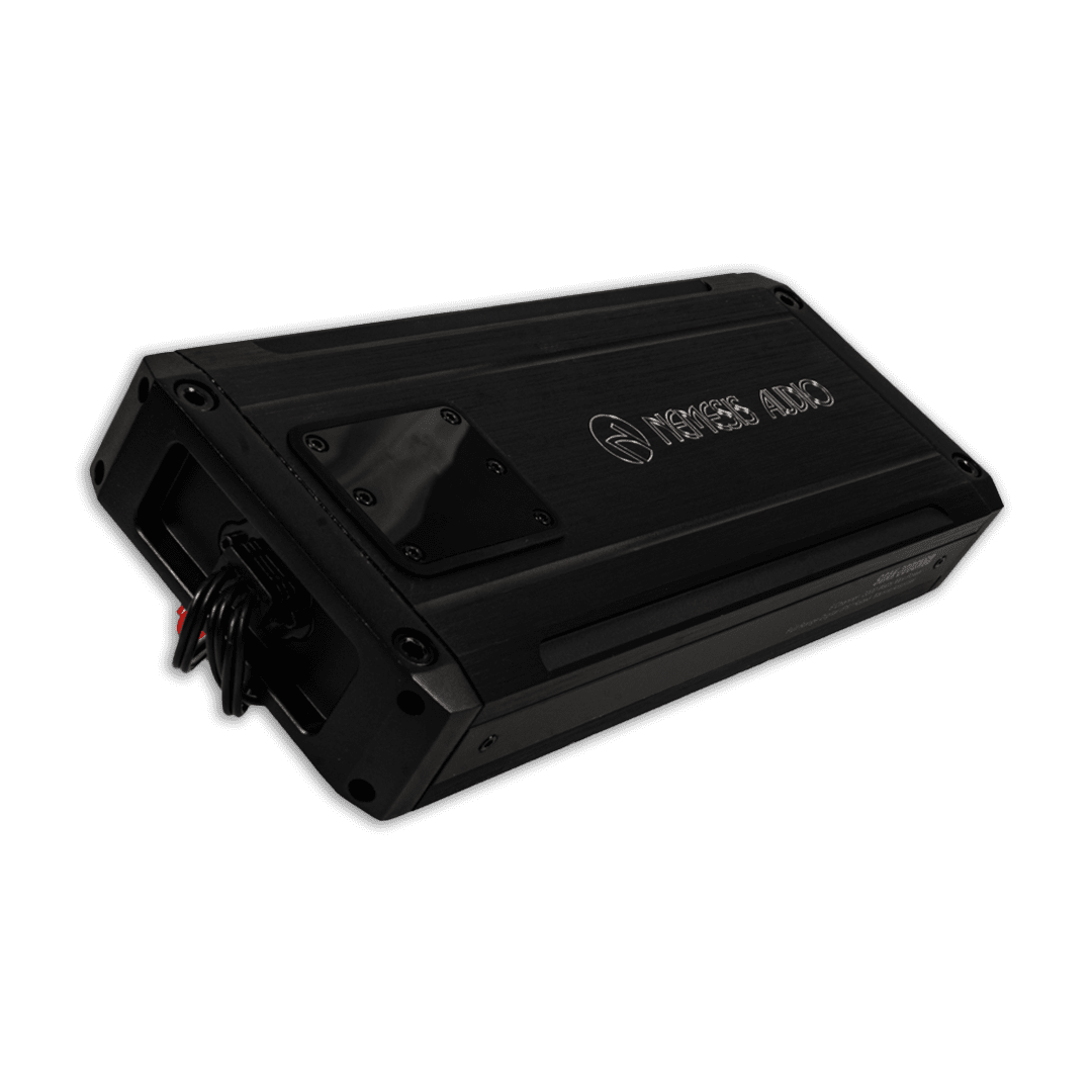 Nemesis Audio SOAK-2000X6D 6-channel speaker amplifier left view