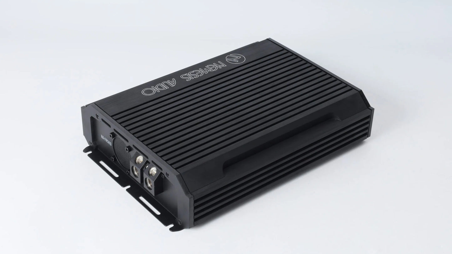 Nemesis Audio NA-FR5KD 5000W RMS monoblock amplifier side connections