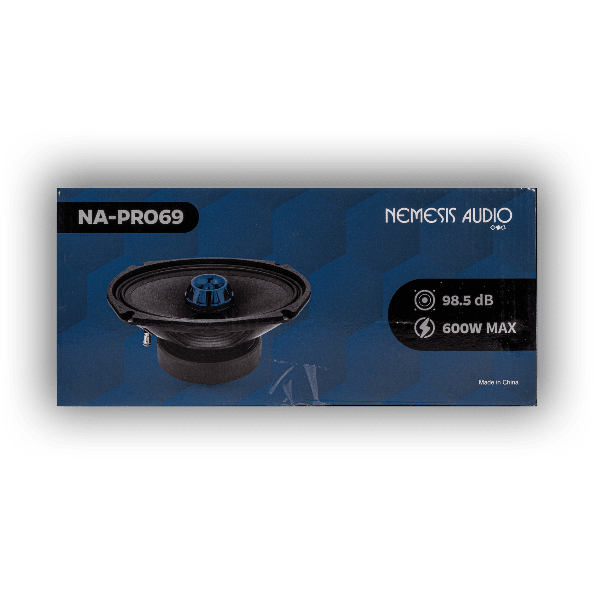 Nemesis Audio NA-PRO69 6x9 coaxial speaker packaging front