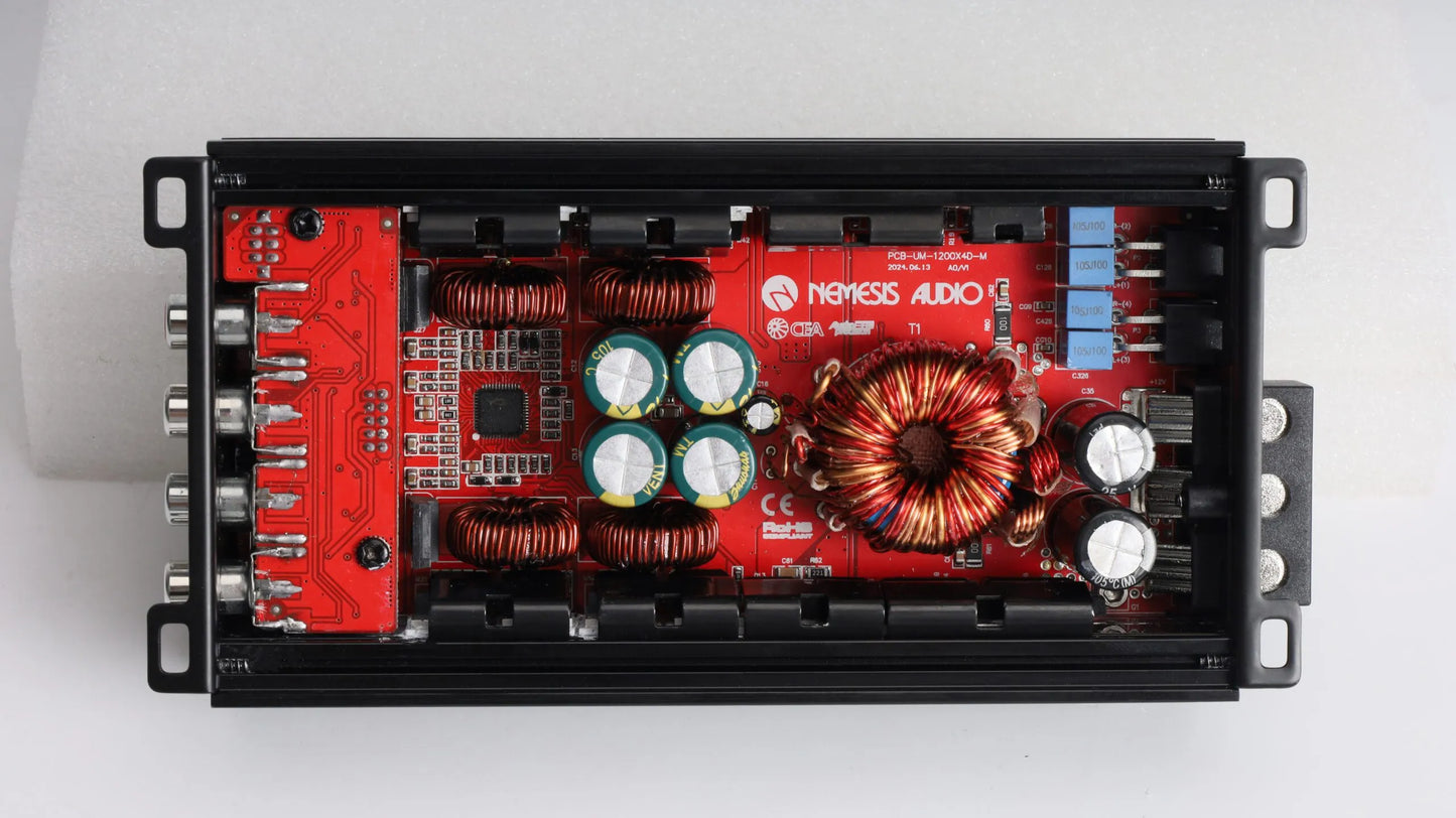 UM-1200X4D | 1200W Max/ 600W RMS 4-Channel Ultra Micro Class D Amplifier image 13