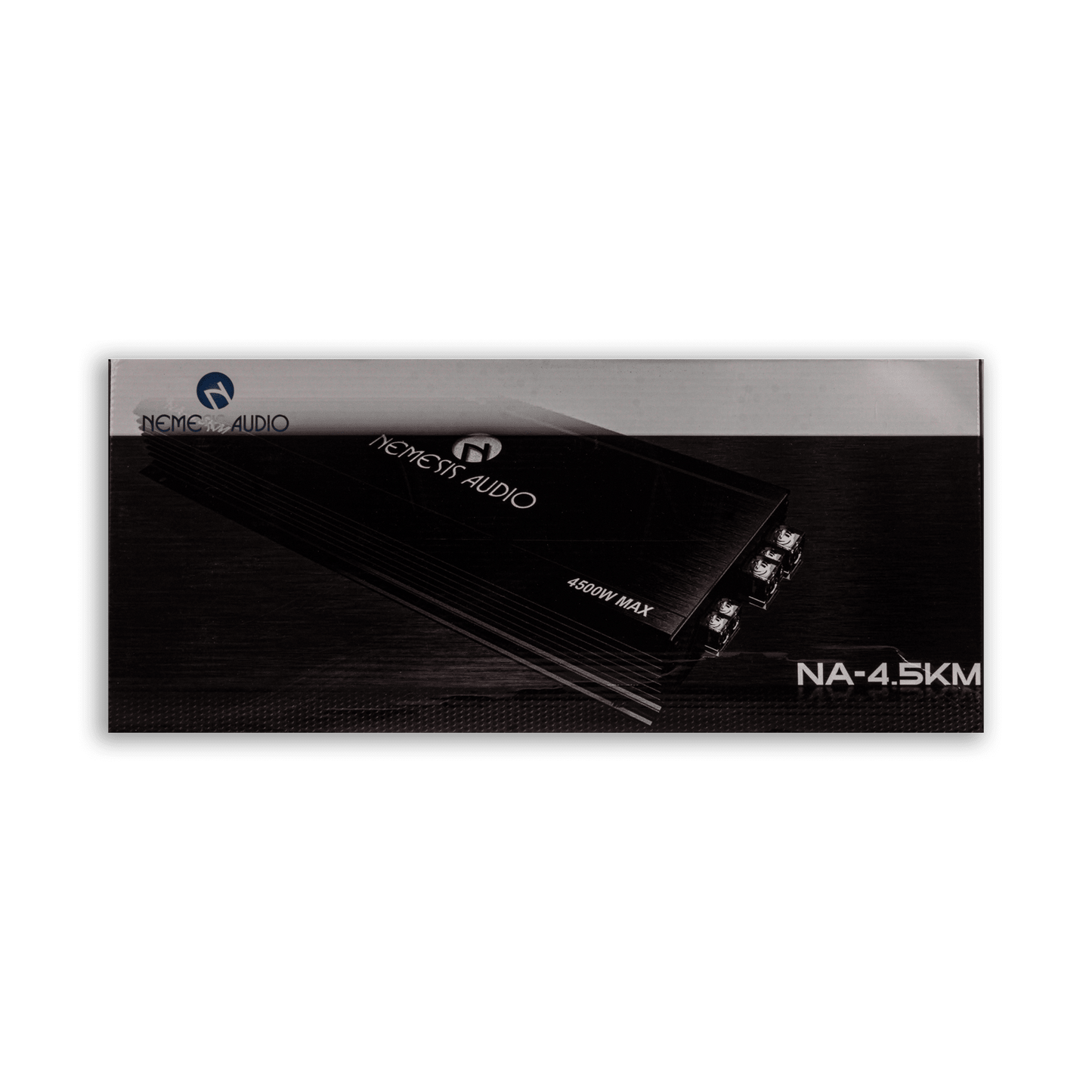 Nemesis Audio NA-4.5KM 2250W RMS amplifier retail box front