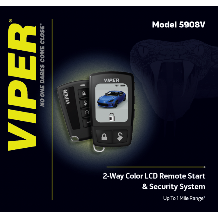VIPER 5908V LCD 2-Way Security + Remote Start System image 4