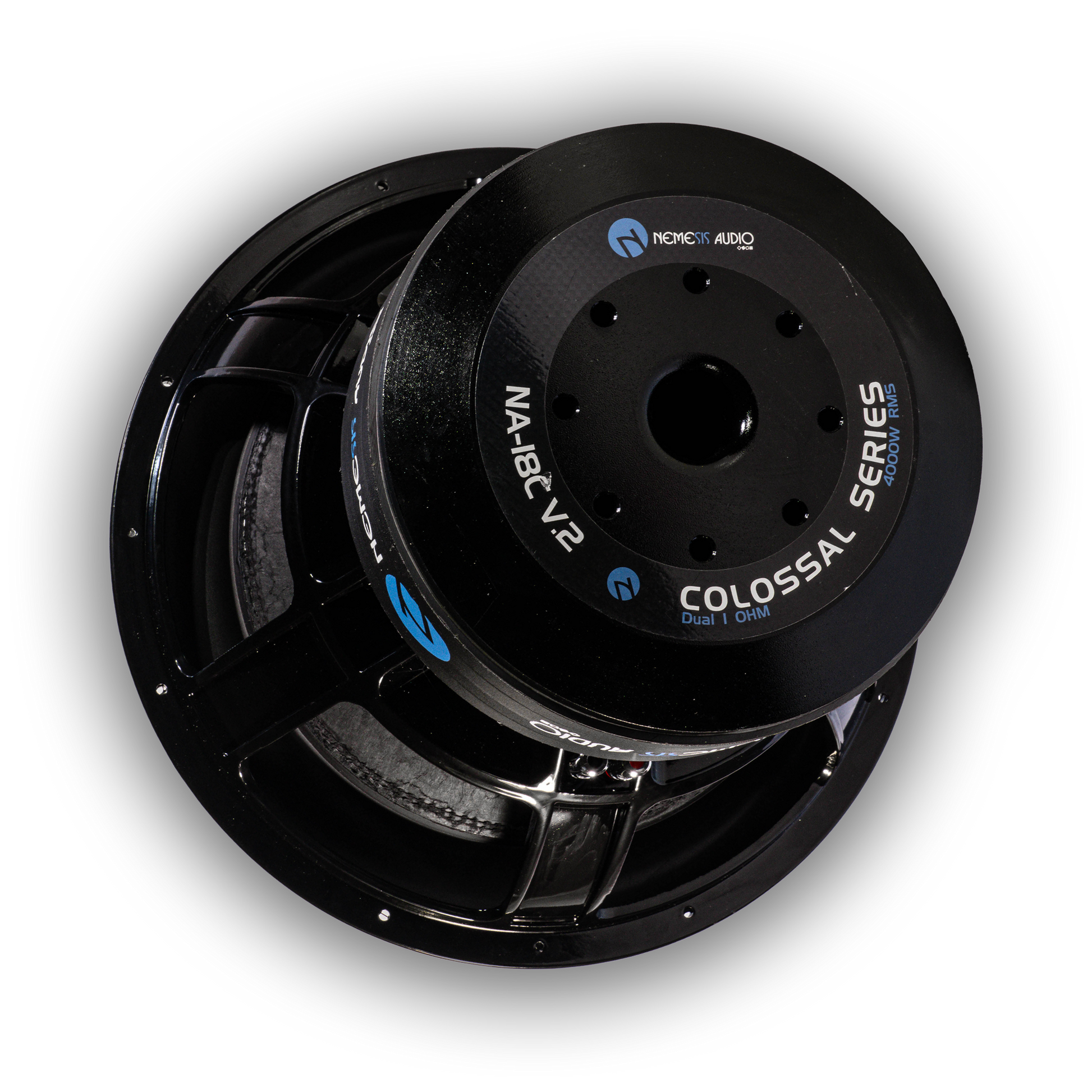 Nemesis Audio NA-18C V.2 D1 18-inch subwoofer rear view