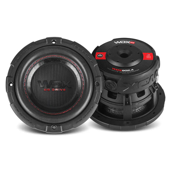 DB Drive WDX G2 8-inch subwoofer front view for dual 8 truck bundle