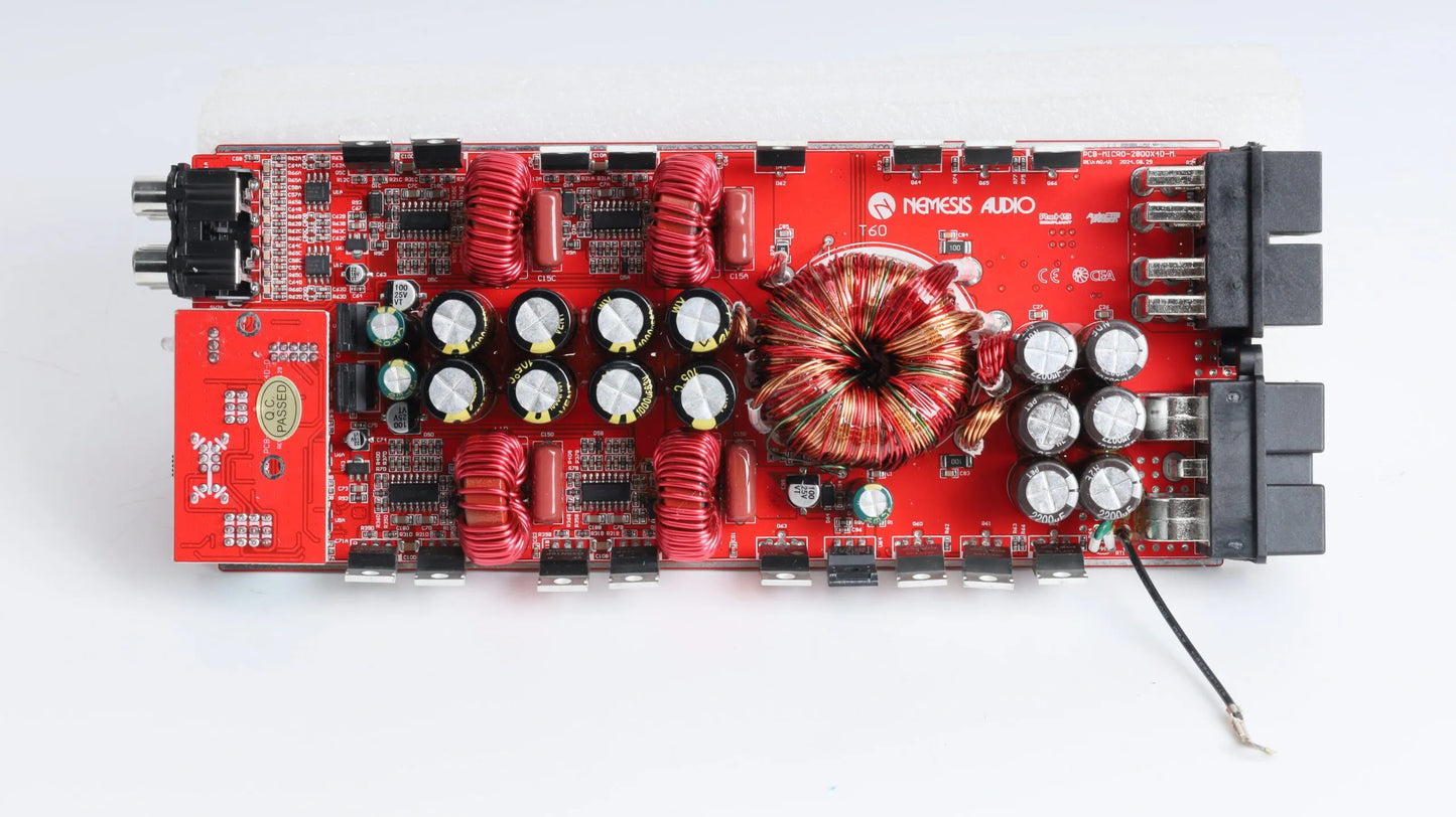 Nemesis MICRO-2800X4D door speaker amplifier product photo