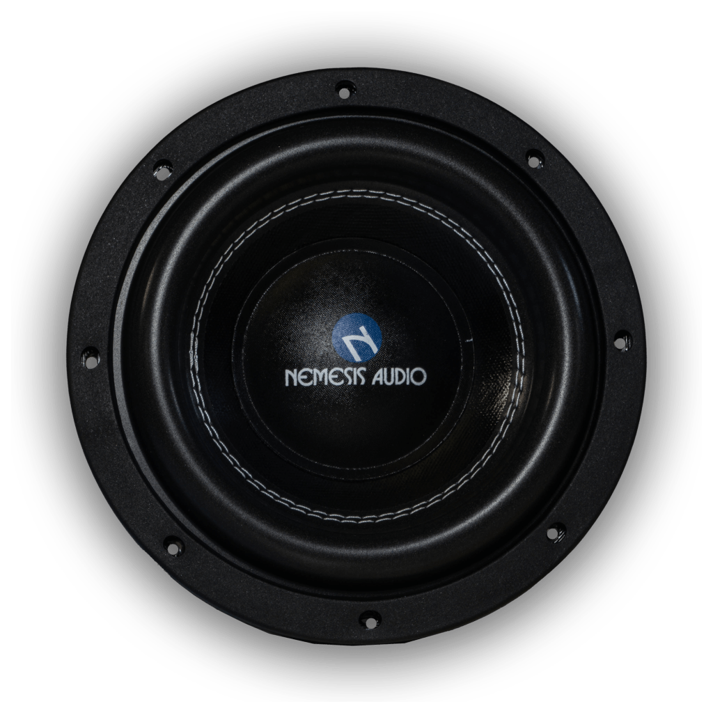 Nemesis Audio NA-8M 8-inch subwoofer front cone view