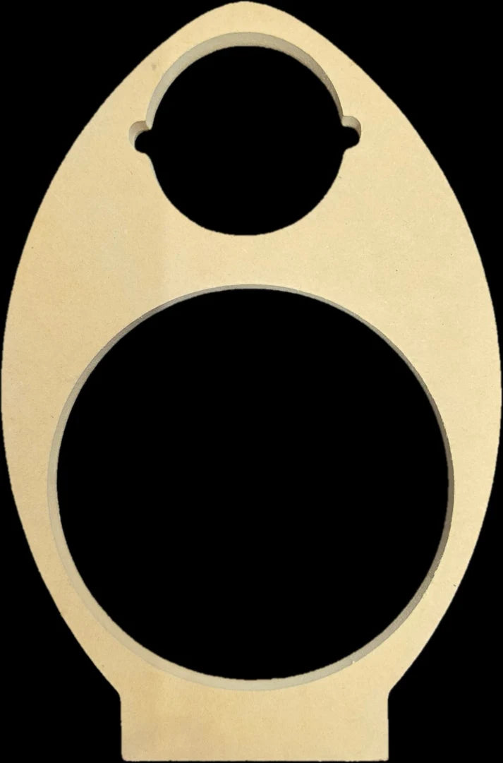 MDF speaker and tweeter spacer adapter for car audio installation