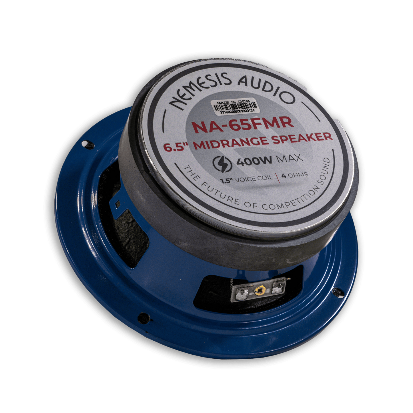 Nemesis Audio NA-65FMR 6.5-inch 4-ohm midrange speaker angle view