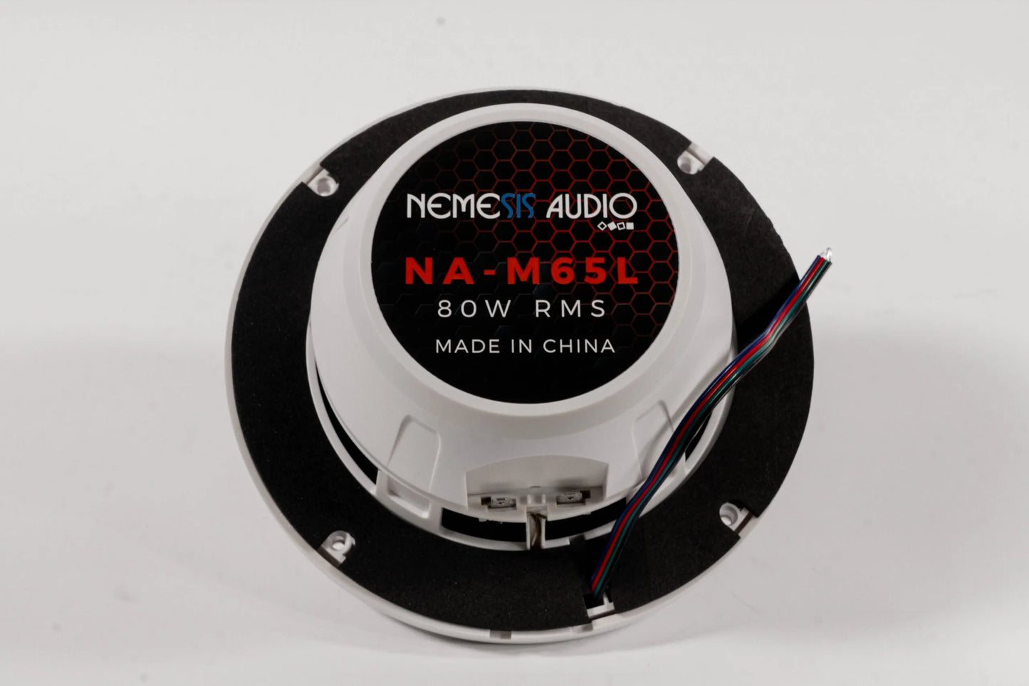 Nemesis Audio NA-M65L 6.5 marine speaker rear view