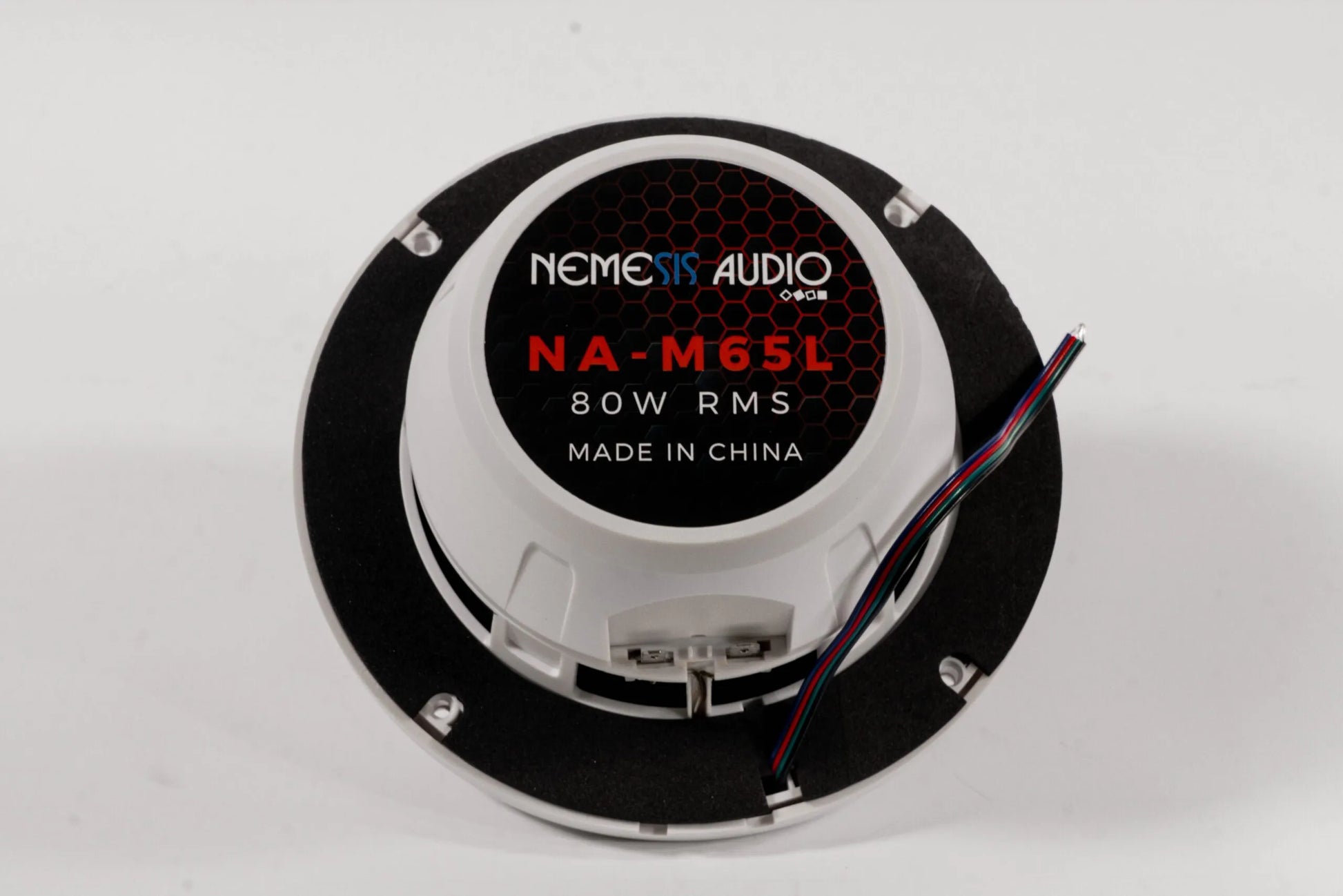 Nemesis Audio NA-M65L 6.5 marine speaker rear view