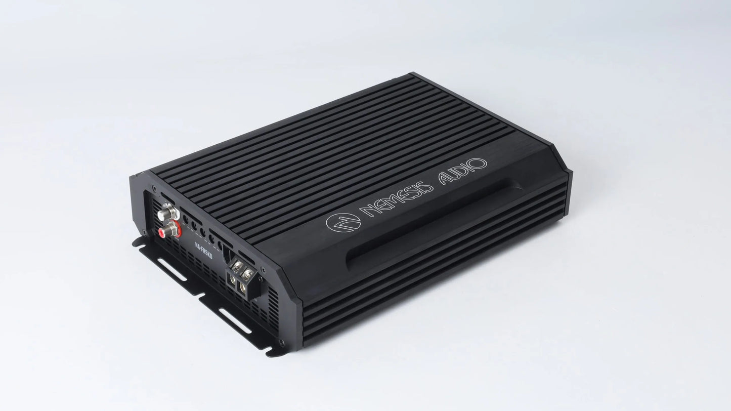 Nemesis Audio NA-FR5KD 1-ohm full range Class D amplifier front view