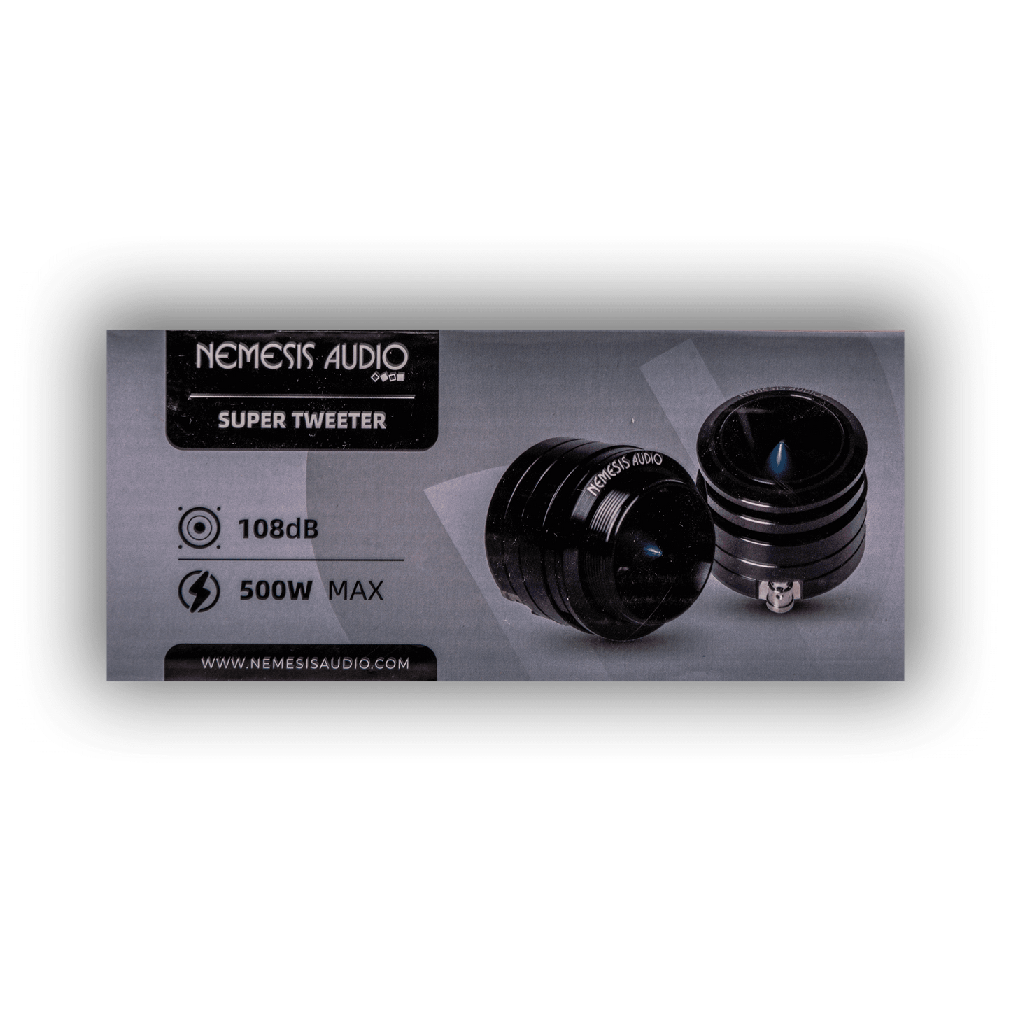 Nemesis Audio NEO-TW77 500W max tweeter pair retail box front