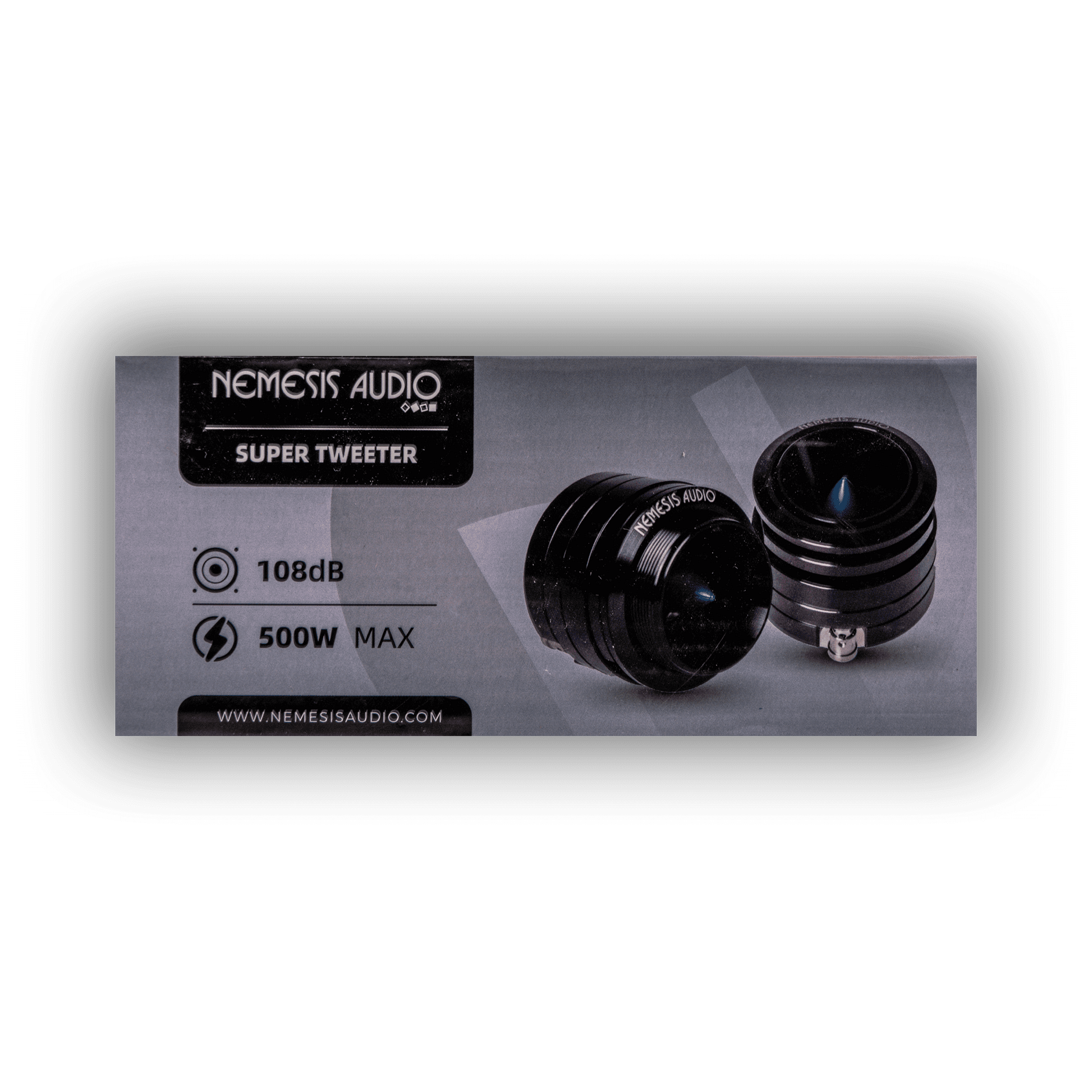 Nemesis Audio NEO-TW77 500W max tweeter pair retail box front