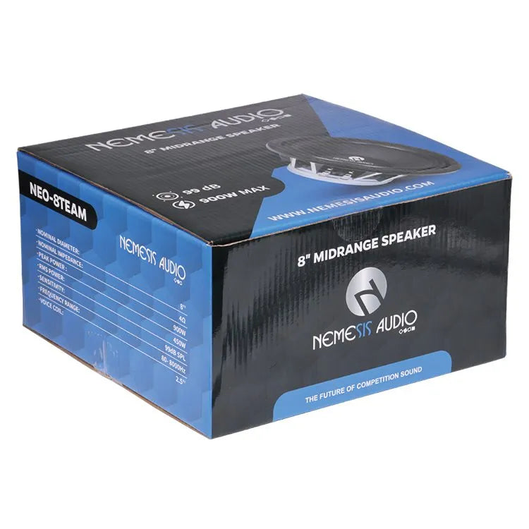 Nemesis Audio NEO-8TEAM headliner rack speaker detail