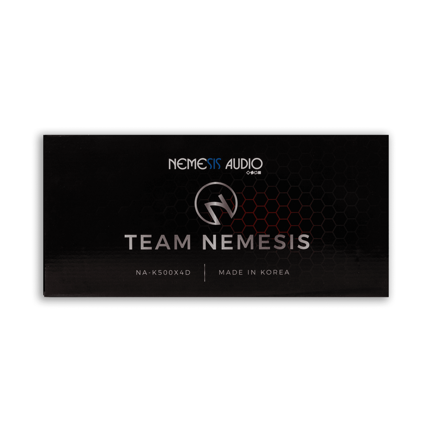 Nemesis Audio NA-K500X4D Korean amplifier retail box front