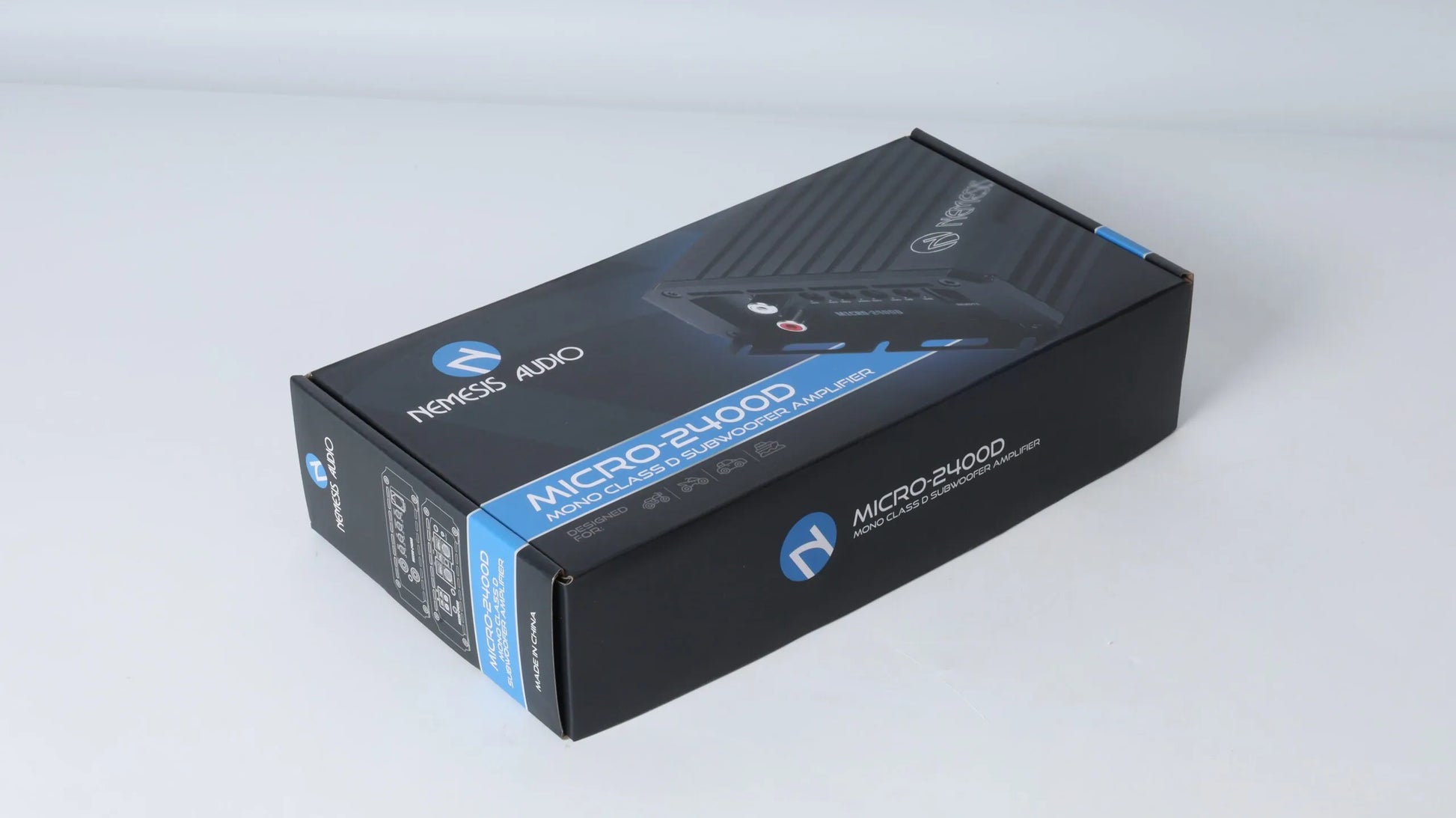 Nemesis Audio MICRO-2400D Class D subwoofer amplifier detail