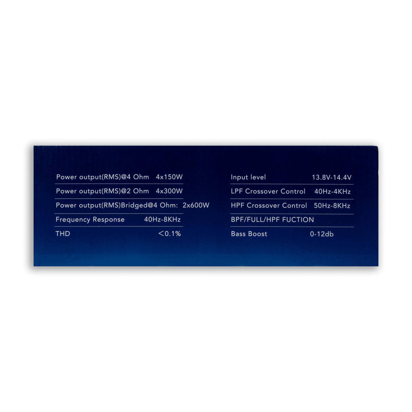 NA-C1200.4 | 1200W RMS 4-Channel Amp image 6