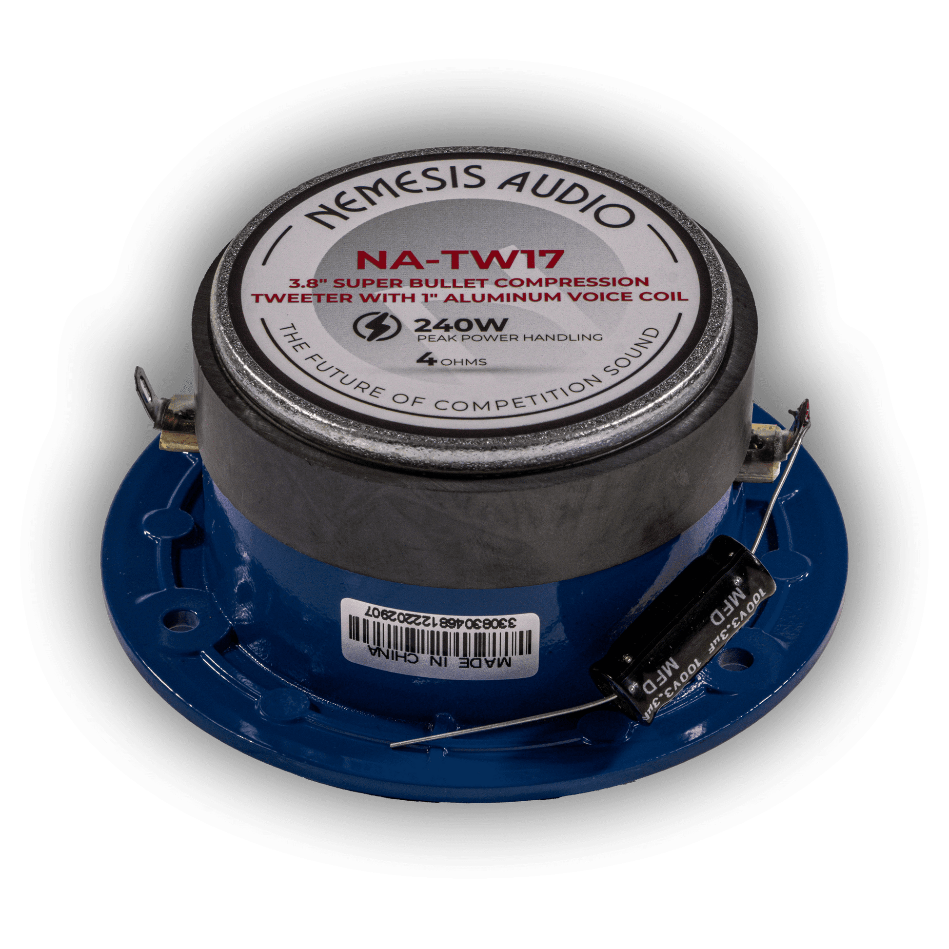 Nemesis Audio NA-TW17 4-ohm super tweeter rear view