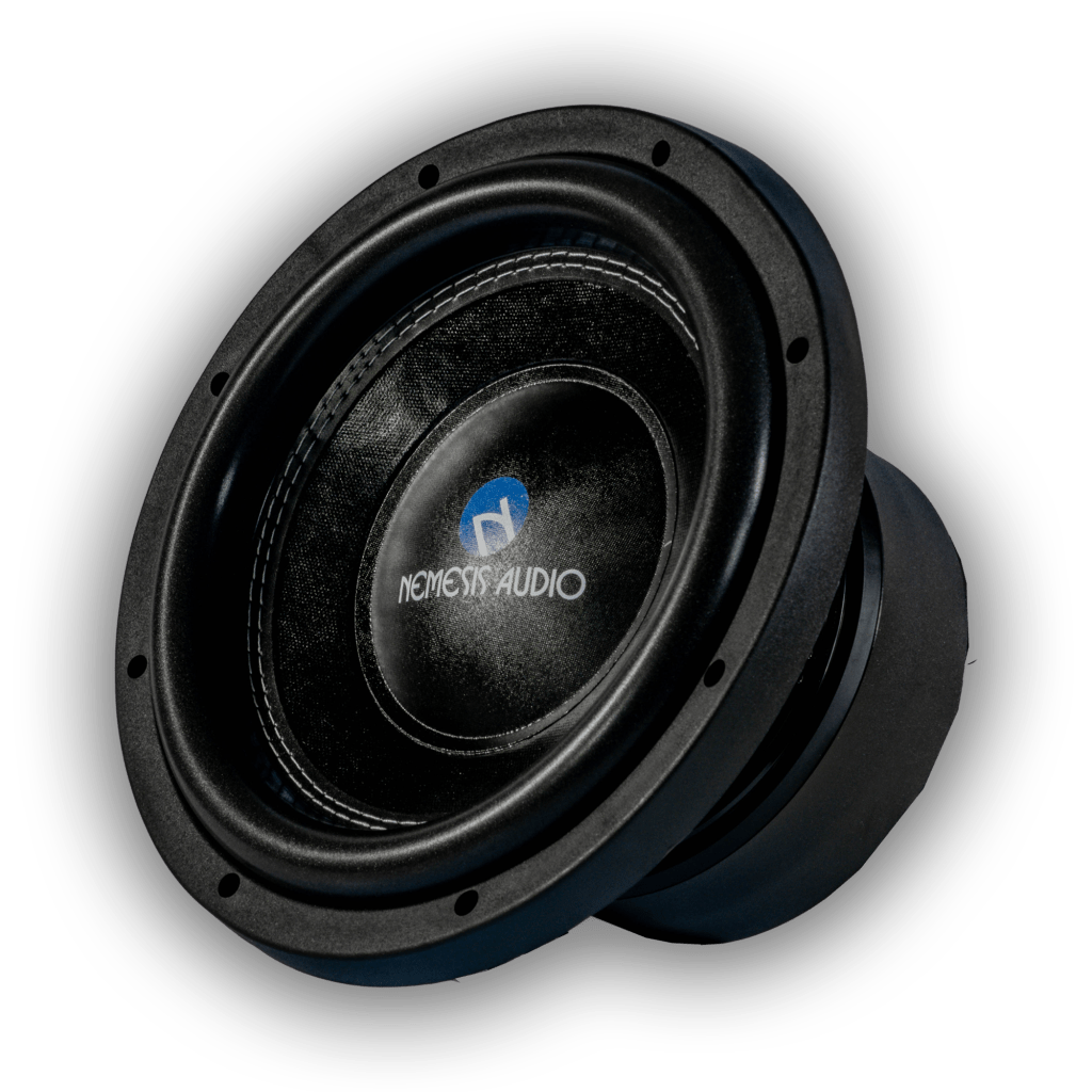Nemesis Audio NA-10D4 10 inch subwoofer right side view for RAM 2x10 bass package