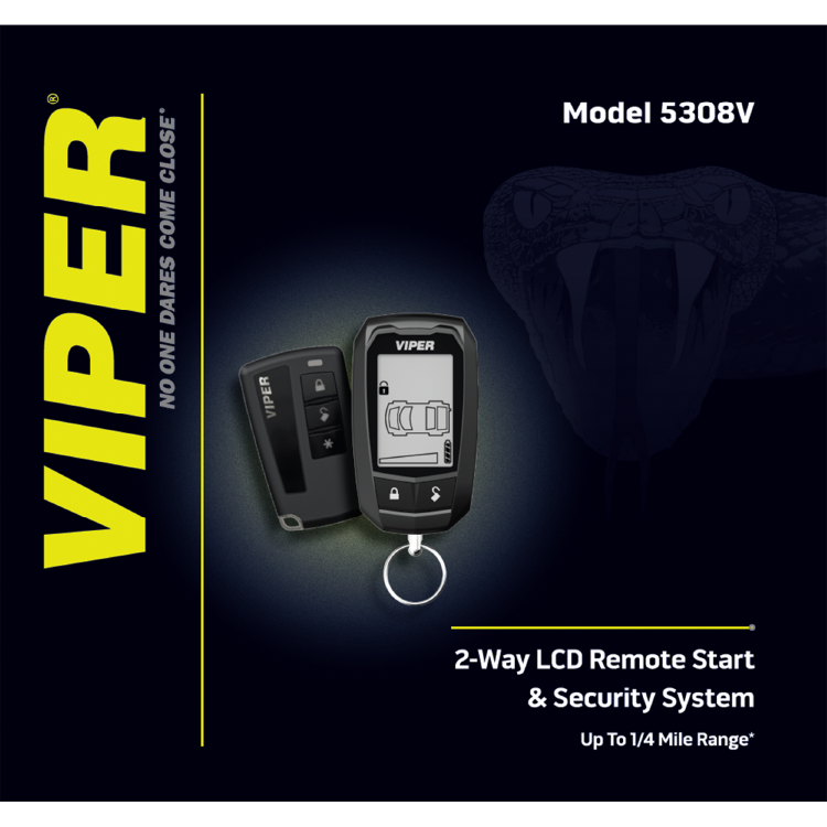 VIPER 5308V Enhanced LCD 2-Way Security and Remote Start System image 3