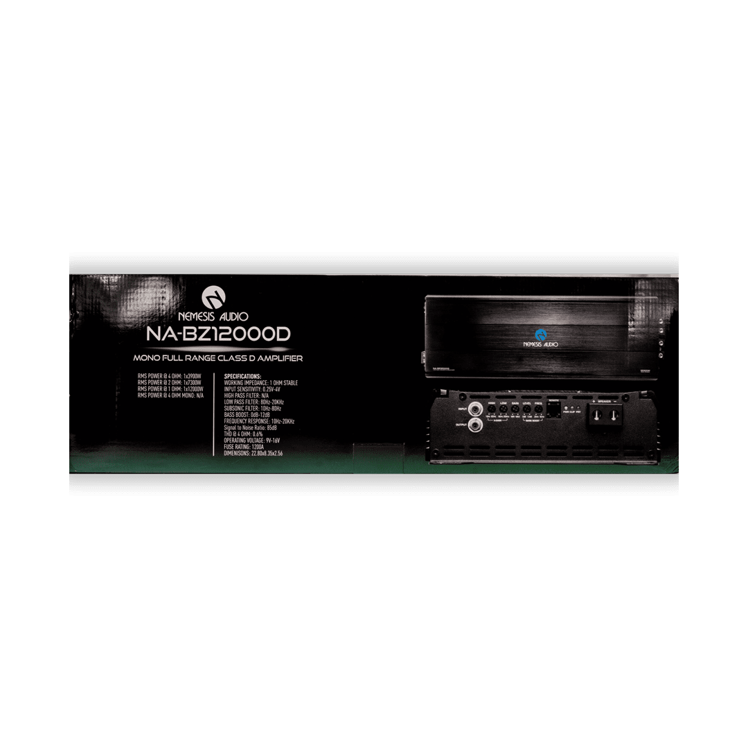 NA-BZ12000D | Class D Monoblock Car Amplifier 12000 Watts @ 1-Ohm image 5