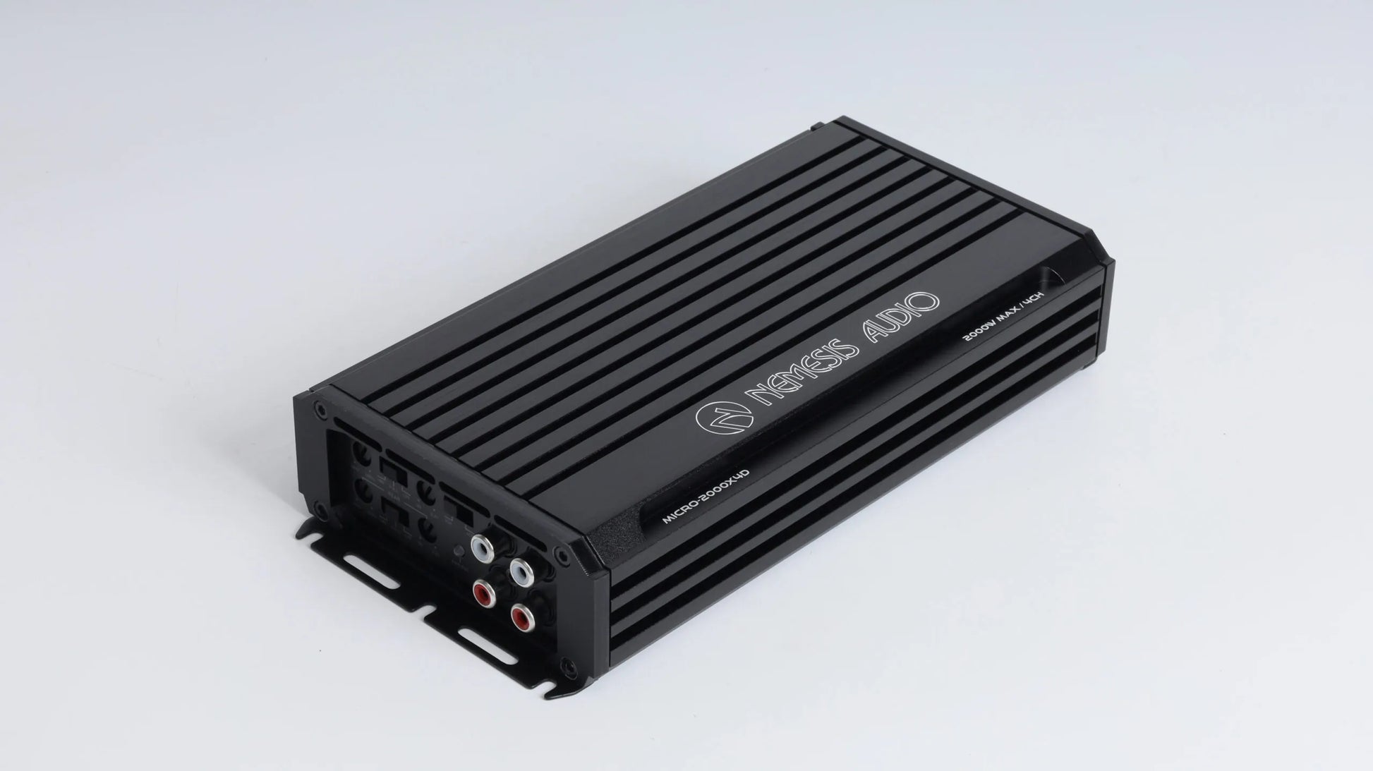 Nemesis MICRO-2000X4D 4-channel car amplifier connection detail