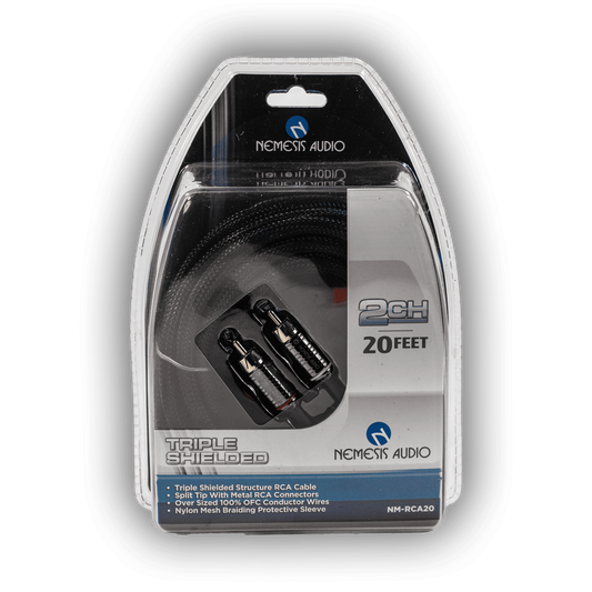 NM-RCA20 | RCA Interconnect Cables Triple Shielded Series image 0