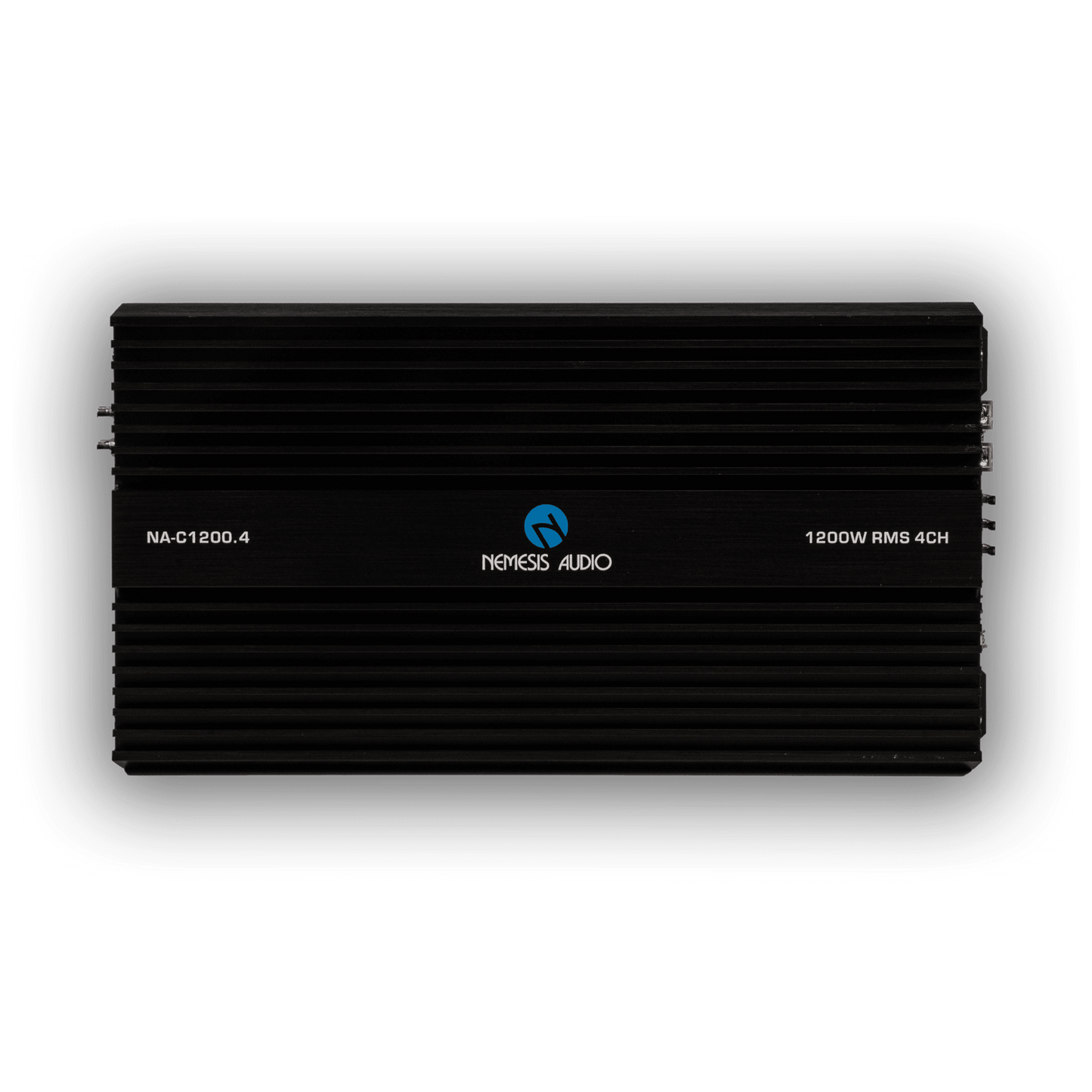 Nemesis Audio NA-C1200.4 high-output speaker amplifier front view