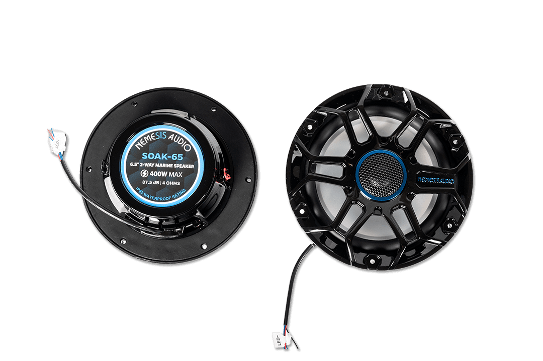 Nemesis Audio SOAK-65 custom truck marine speaker detail