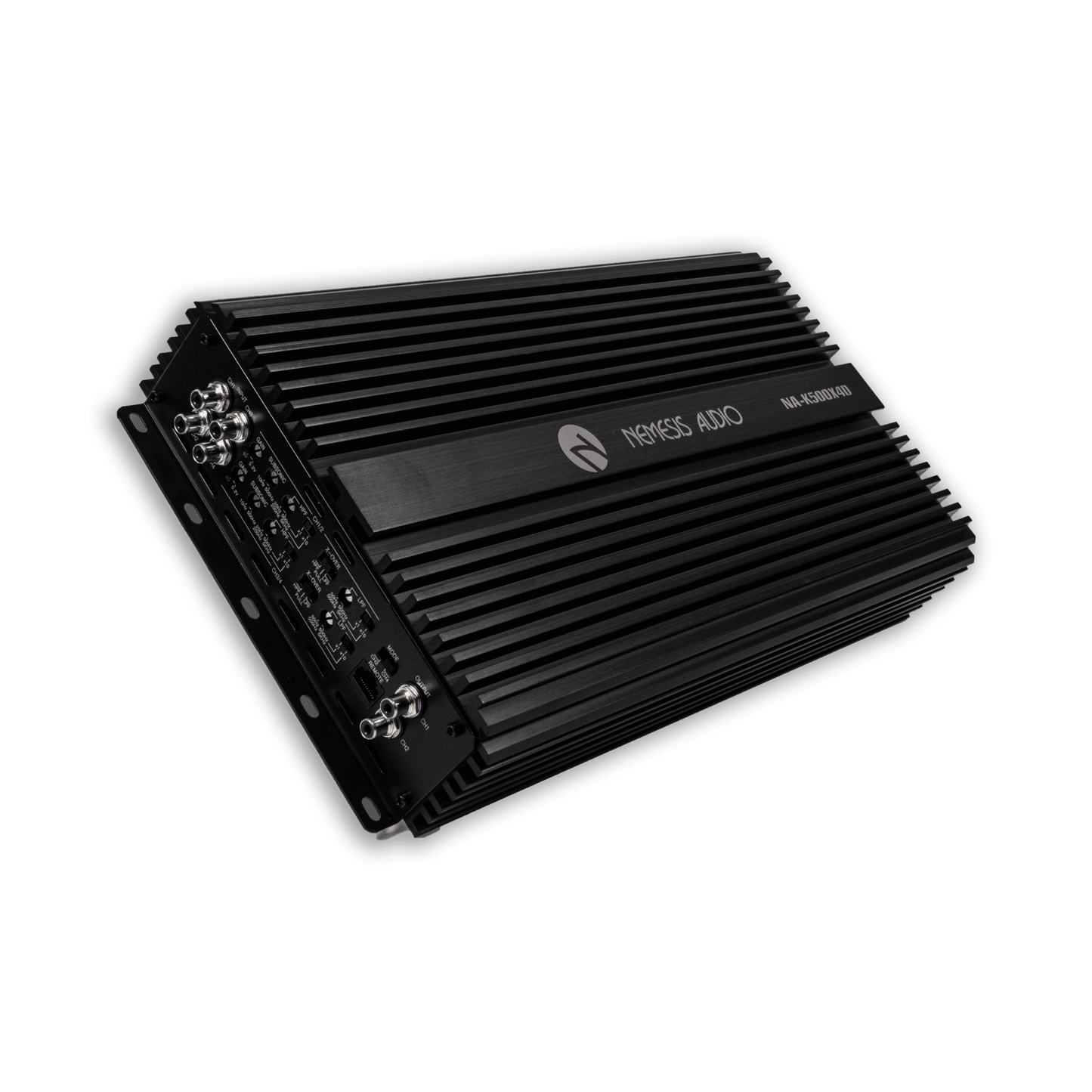 Nemesis Audio NA-K500X4D 4-channel amplifier left side connections