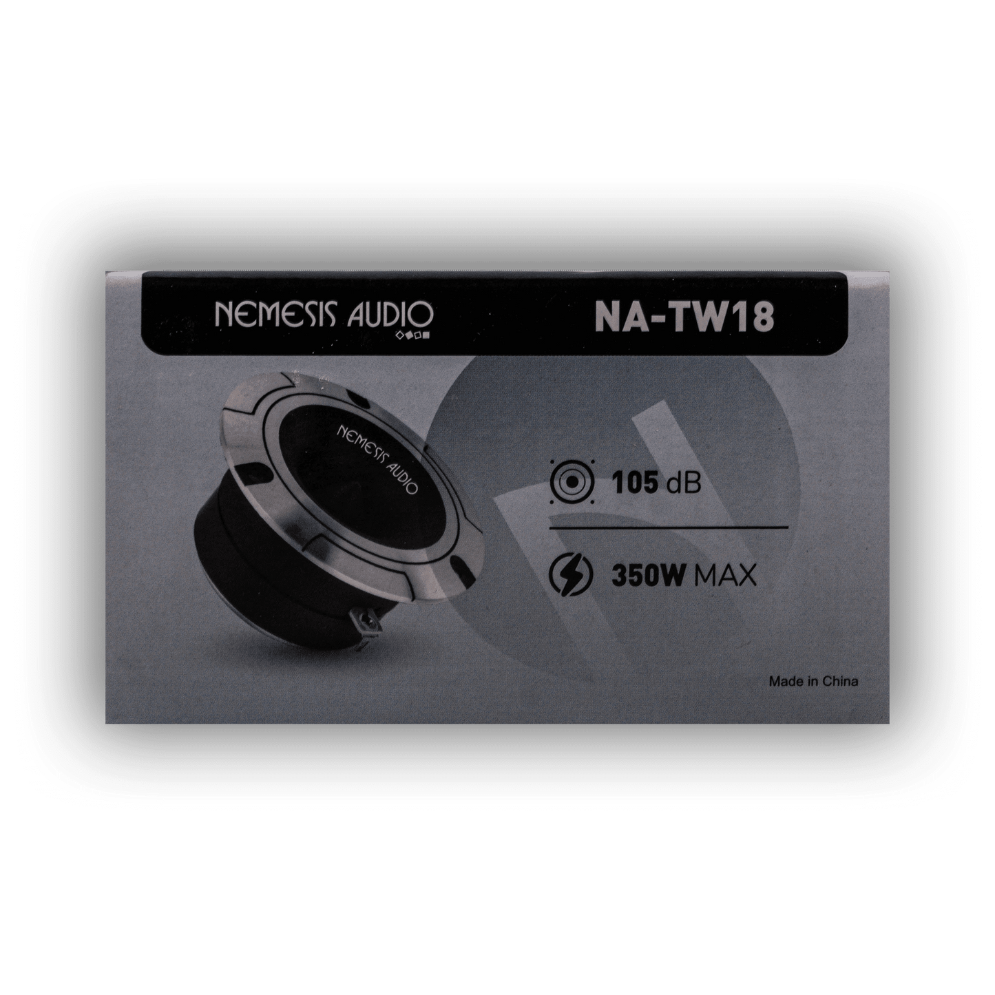 Nemesis Audio NA-TW18 4-ohm super tweeter side view