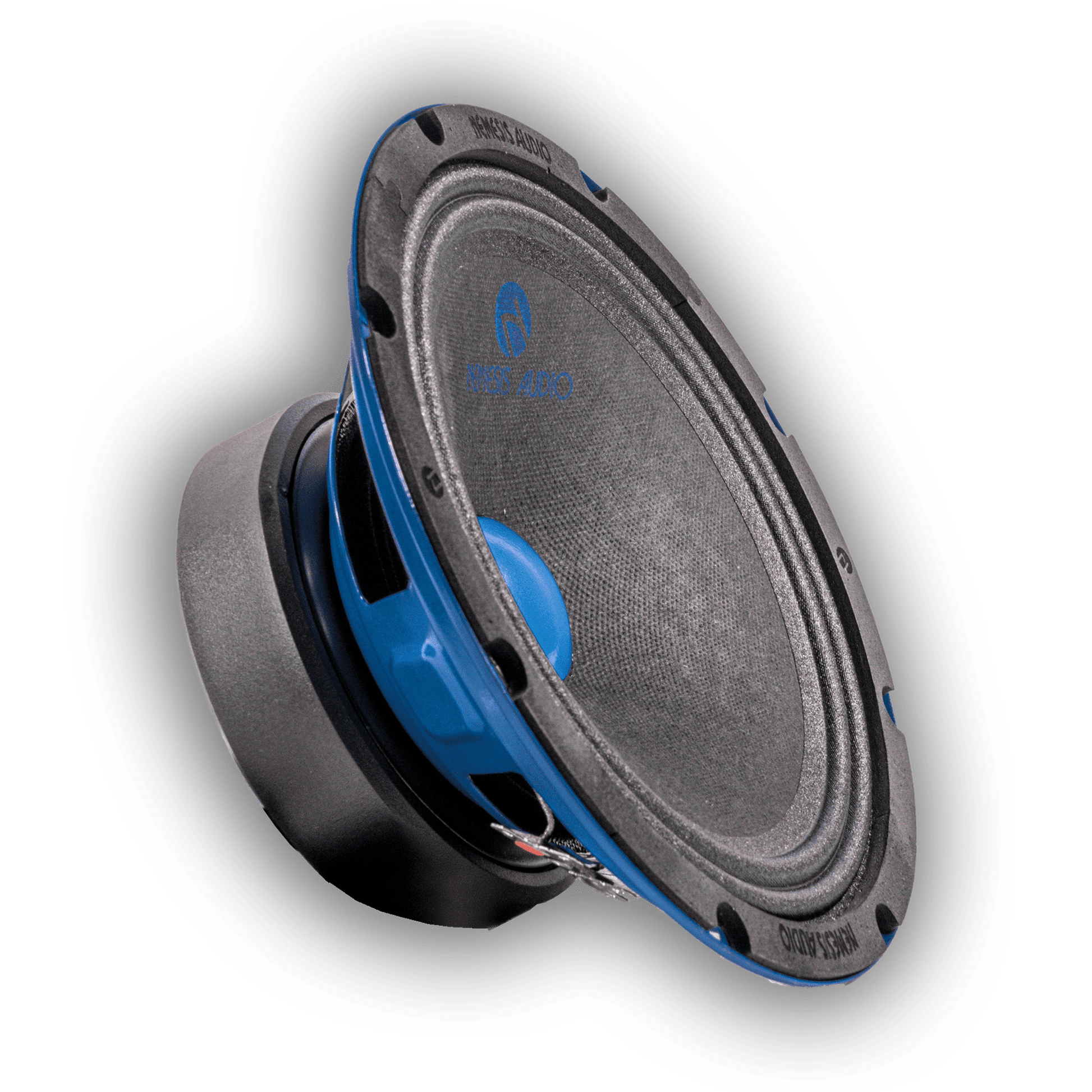 Nemesis Audio NA-8MRPK midrange and tweeter combo side angle