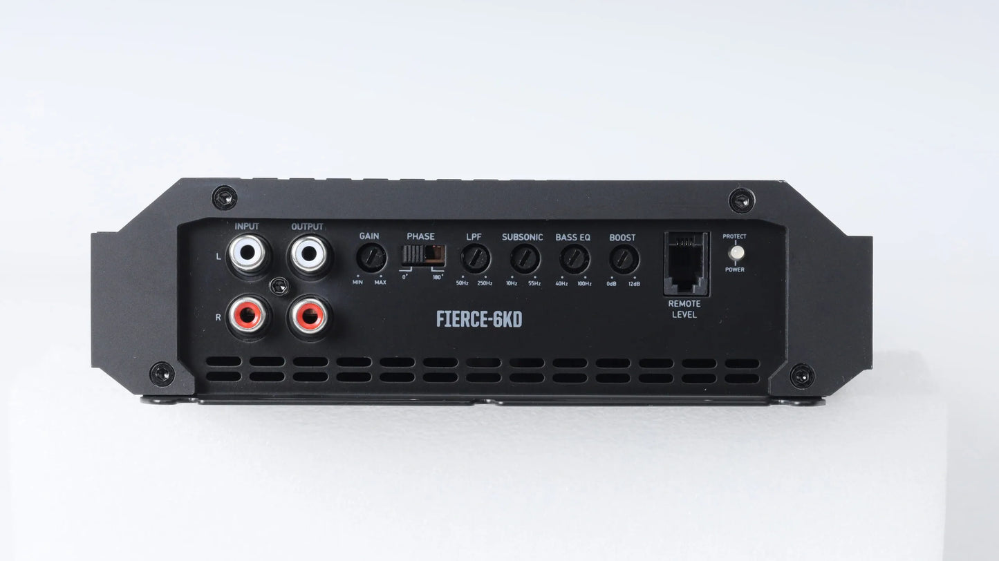 Nemesis Audio FIERCE-6KD 6000W max monoblock amplifier closeup