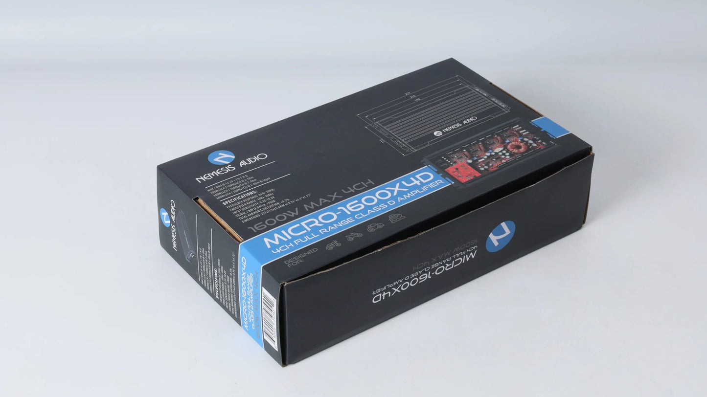 MICRO-1600X4 | 1600W Max/ 800W RMS 4-Channel Class D Amp image 14