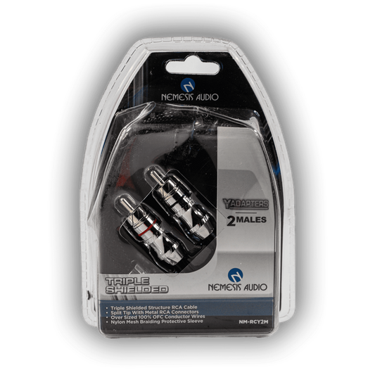 NM-RCY2M | RCA Interconnect Cables Triple Shielded Series Y Adapter 2 Male image 0