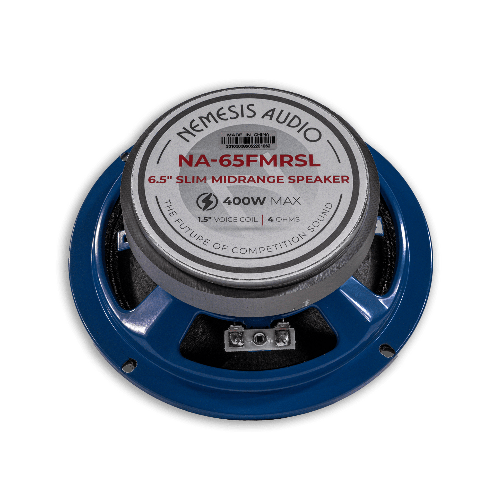 Nemesis Audio NA-65FMRSL slim midrange speaker rear magnet view