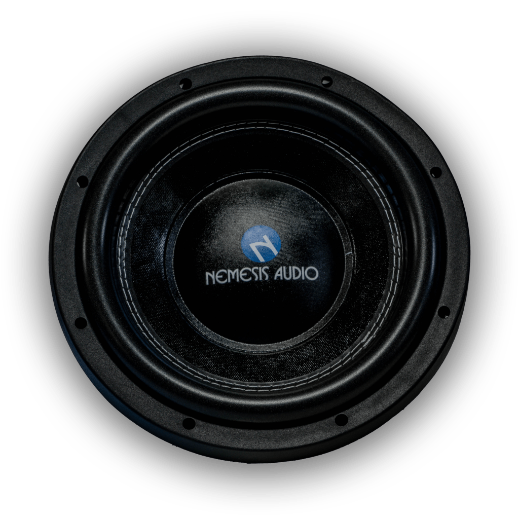 Nemesis Audio NA-10D4 10 inch subwoofer front view for single cab truck bass package