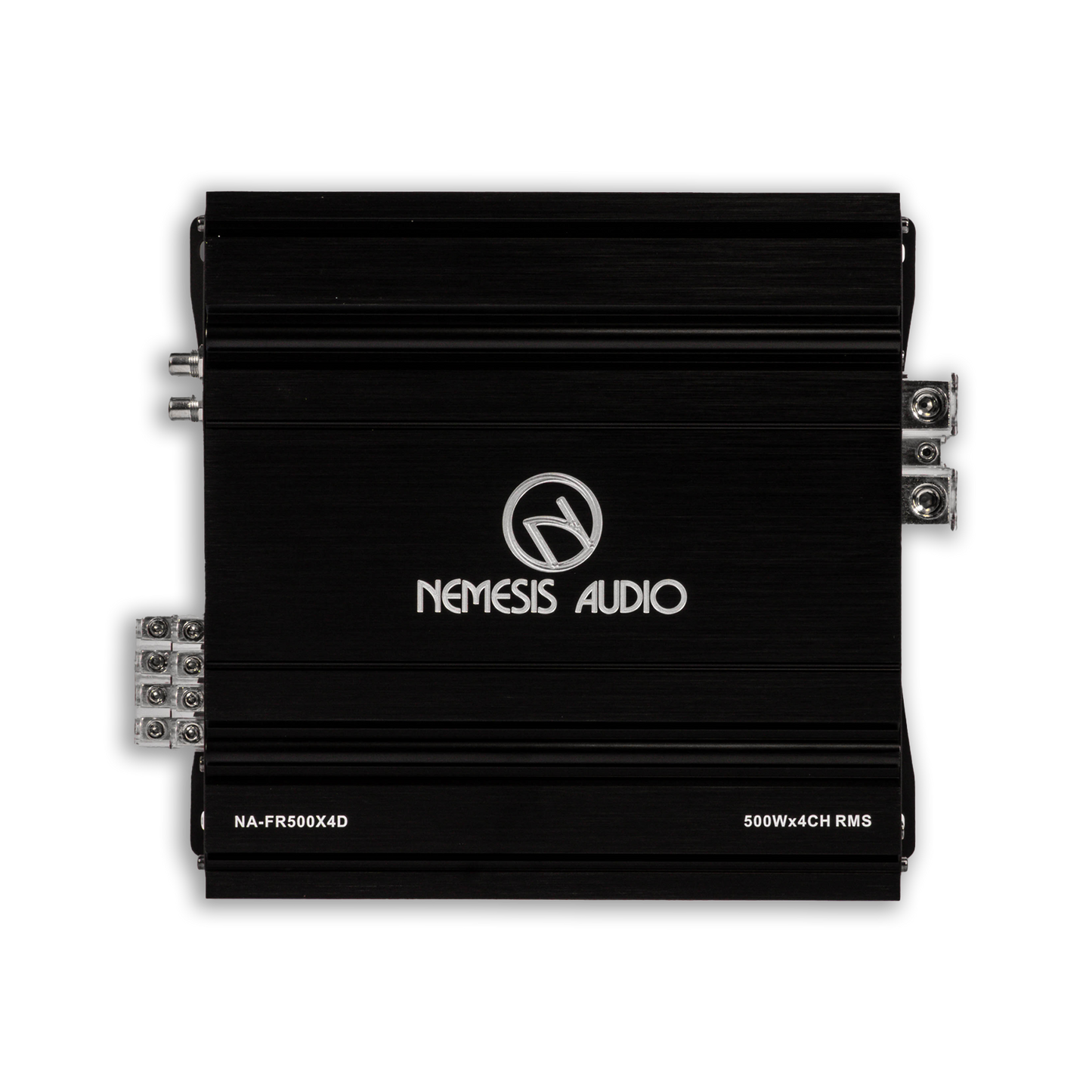 Nemesis Audio NA-FR500X4D full range 4-channel amplifier front panel