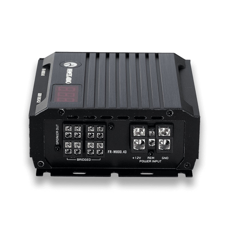 Nemesis Audio FR-M800.4D door speaker amplifier angle view