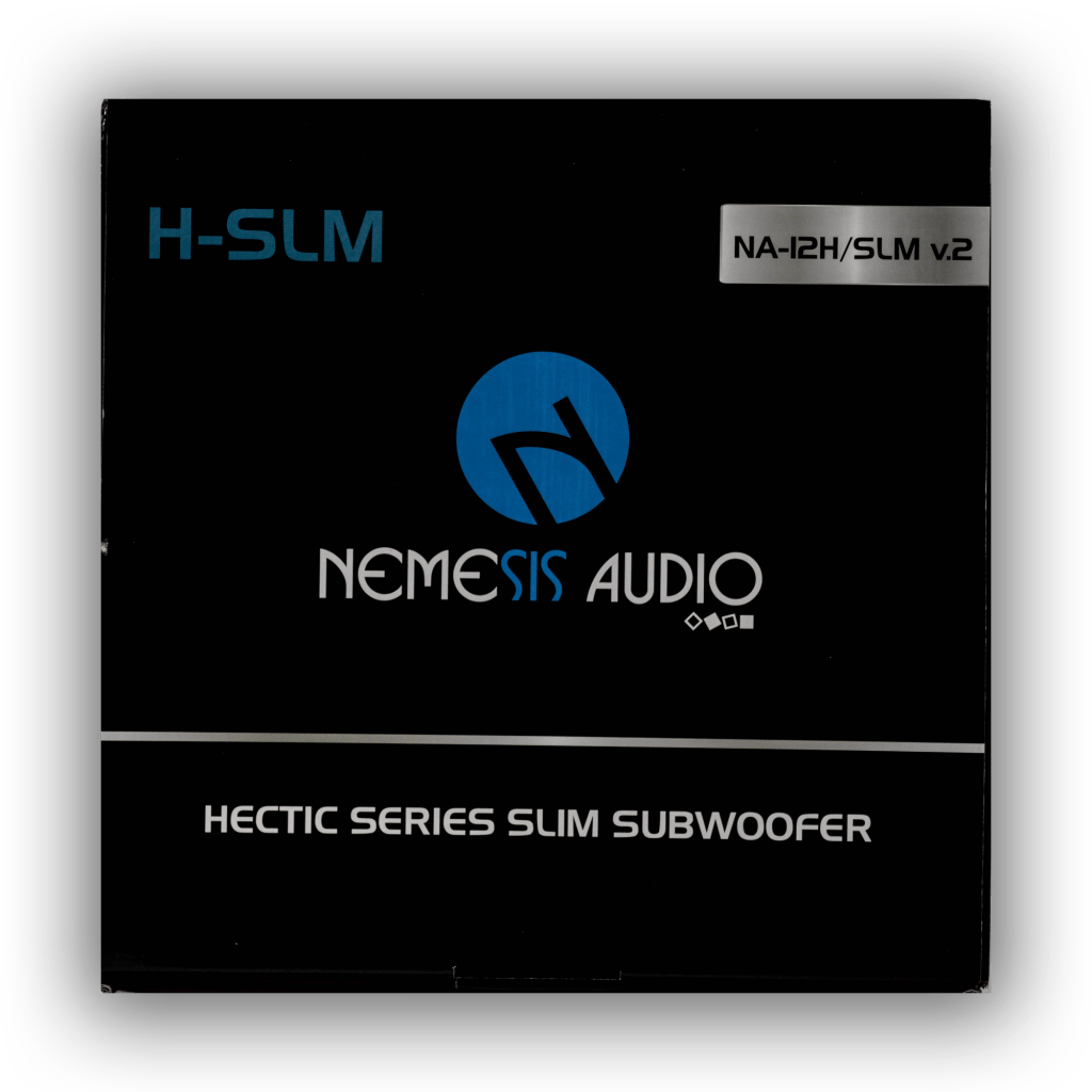 Nemesis Audio NA-12H-SLM V.2 12-inch 700W RMS subwoofer retail box front