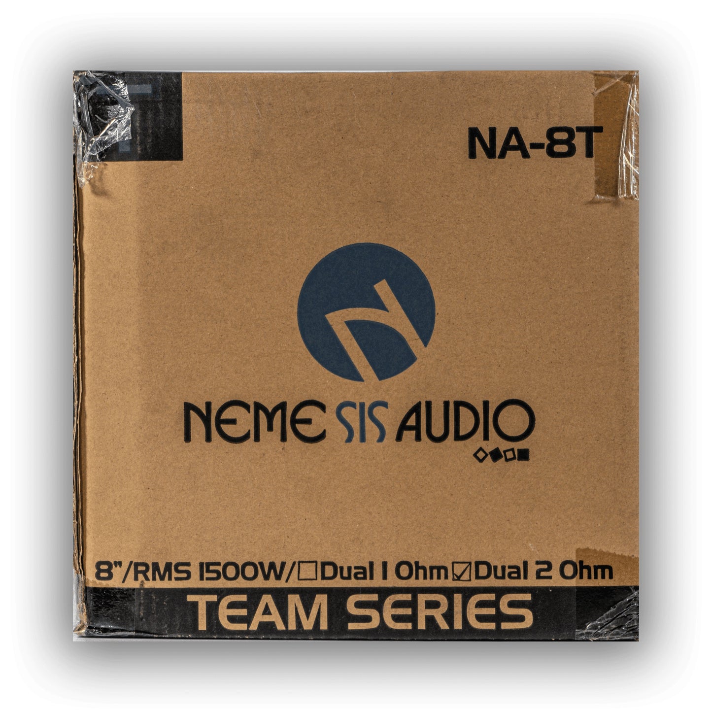 Nemesis Audio NA-8T 1500W RMS 8-inch car audio subwoofer rear view