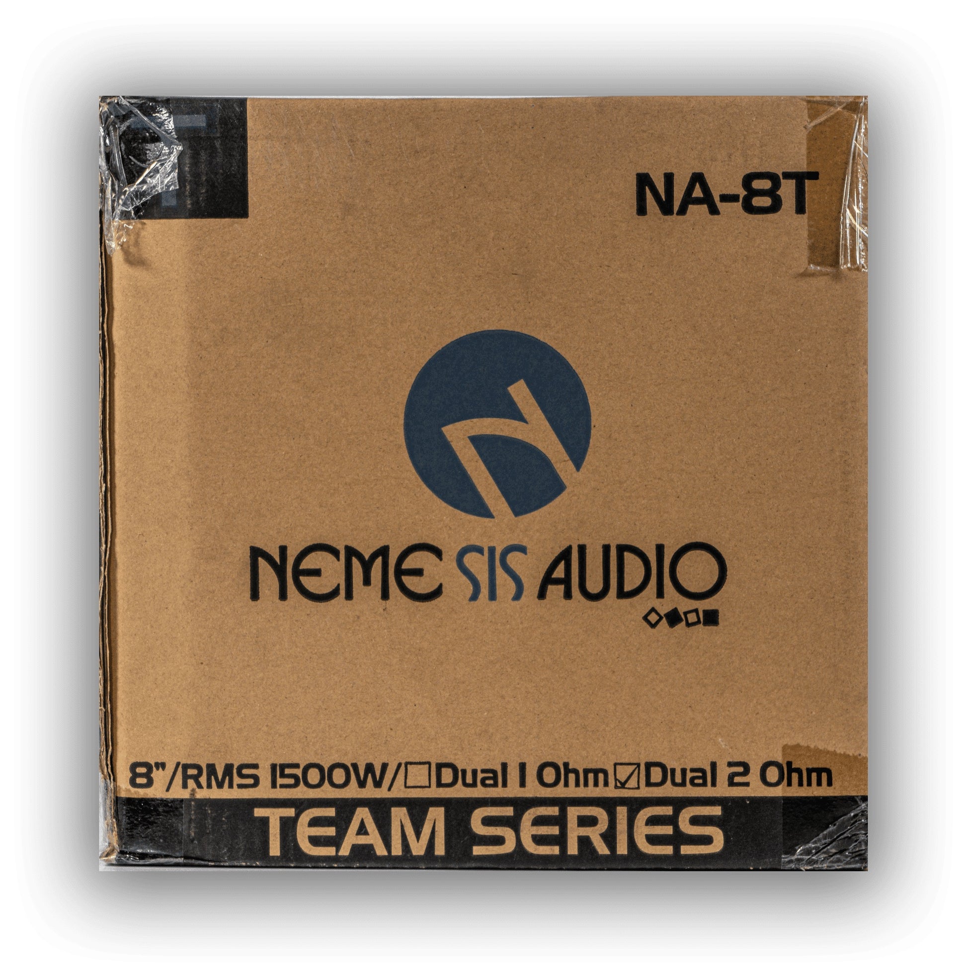 Nemesis Audio NA-8T 1500W RMS 8-inch car audio subwoofer rear view