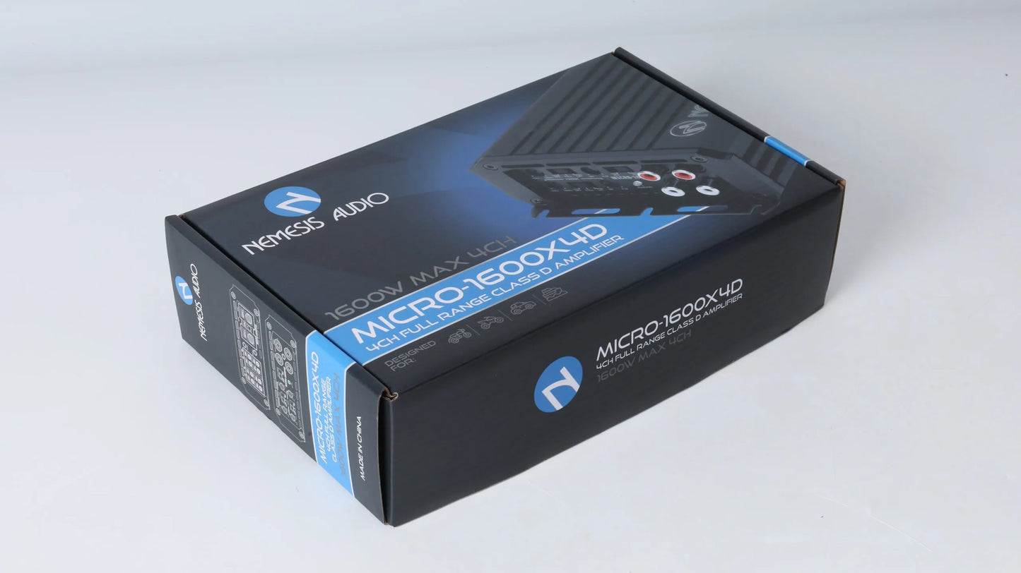 MICRO-1600X4 | 1600W Max/ 800W RMS 4-Channel Class D Amp image 13