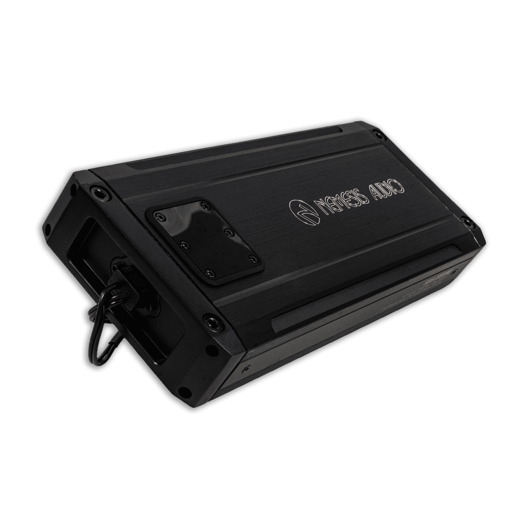 Nemesis Audio SOAK-2000X4D 4-channel speaker amplifier left view