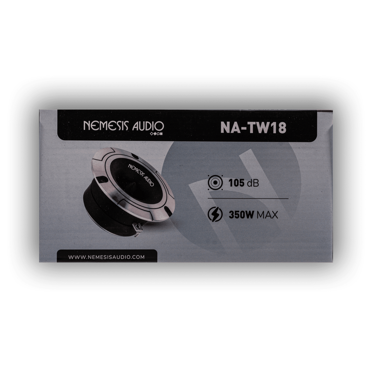 Nemesis Audio NA-TW18 super tweeter retail box front