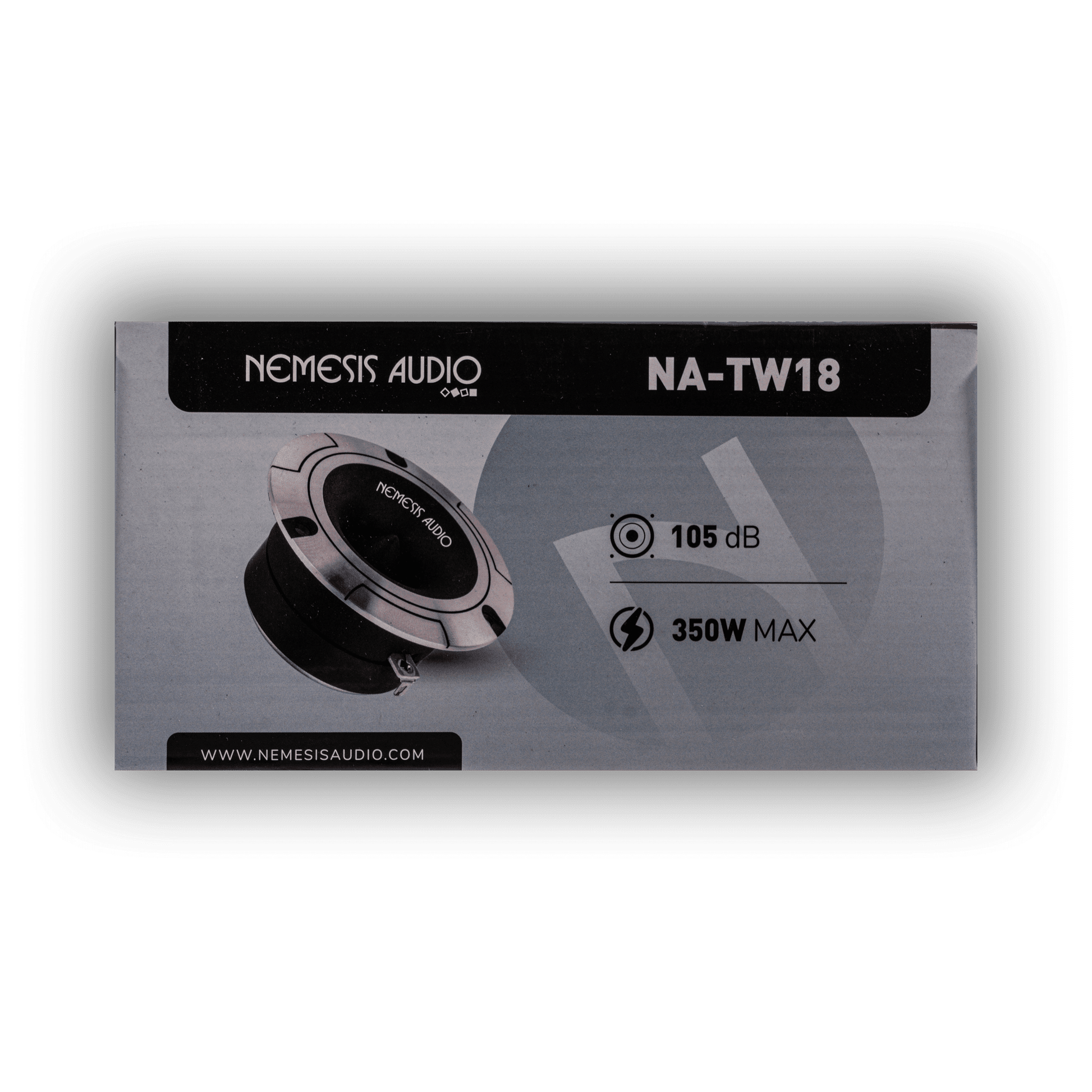 Nemesis Audio NA-TW18 super tweeter retail box front