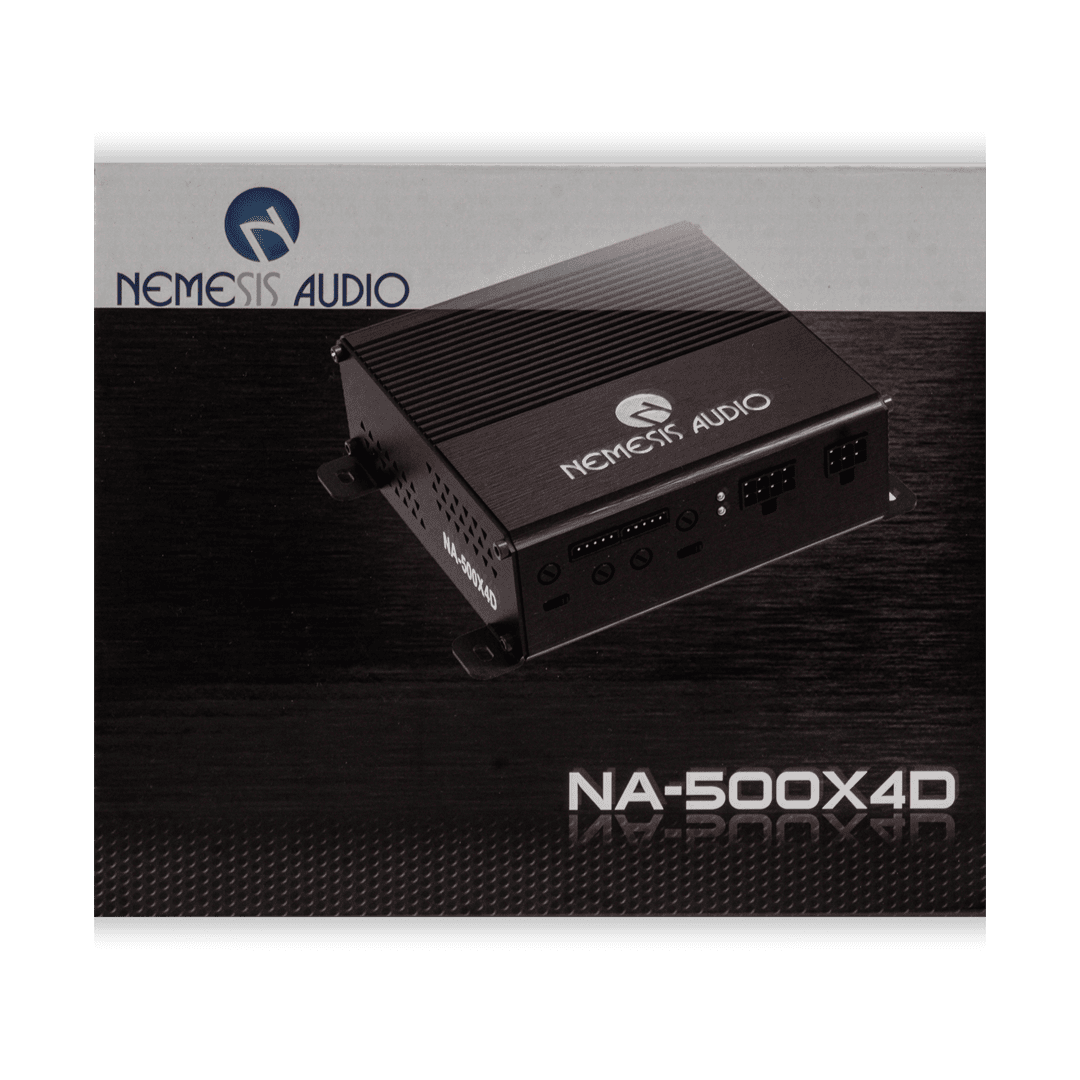 Nemesis Audio NA-500X4D 4-channel amplifier retail box front